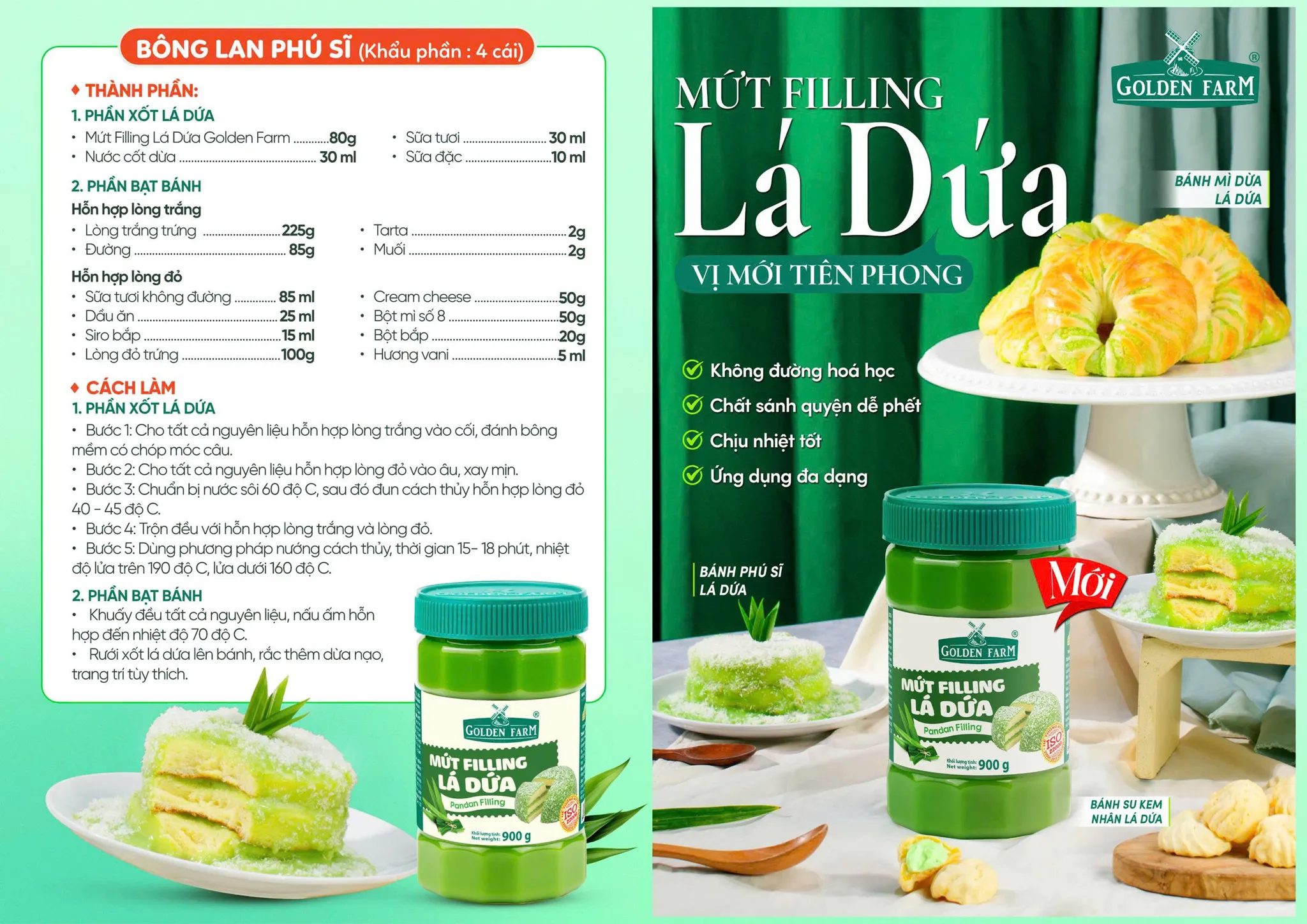 Mứt Filling Lá Dứa