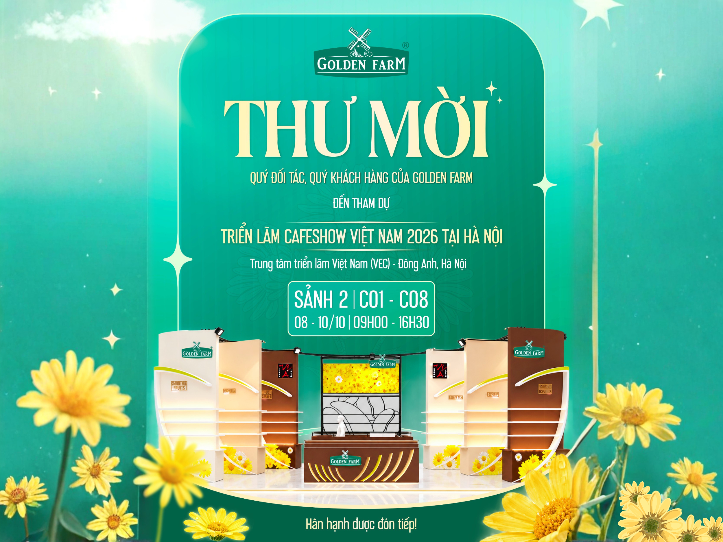 THƯ MỜI TRIỂN LÃM CAFE SHOW VIỆT NAM 2026 TẠI HÀ NỘI