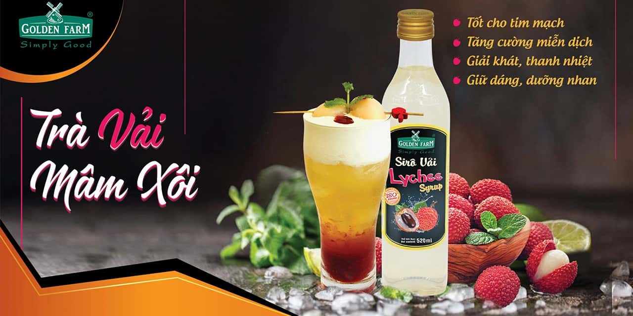 TRÀ VẢI MÂM XÔI CHO NGÀY HÈ THANH MÁT