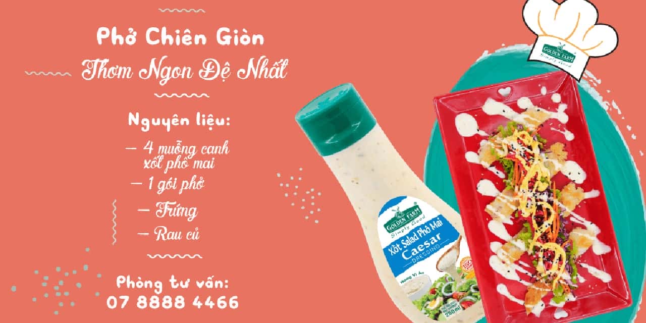 3 CÔNG THỨC ĐỔI VỊ CHO MÓN PHỞ GÓI