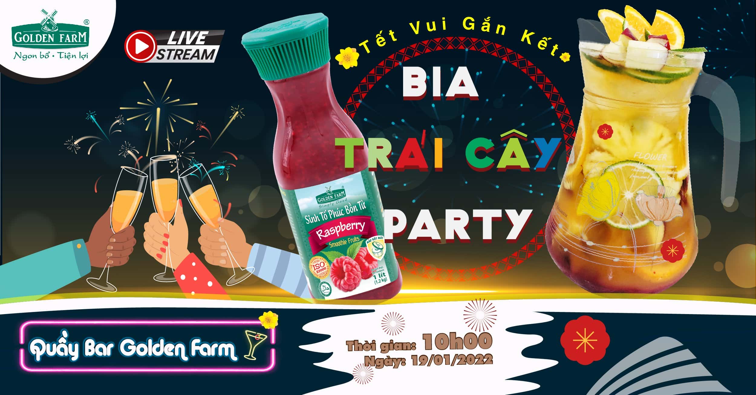 MÙA TẾT CHILL PHẾT VỚI BIA TRÁI CÂY PARTY NGON HẾT Ý