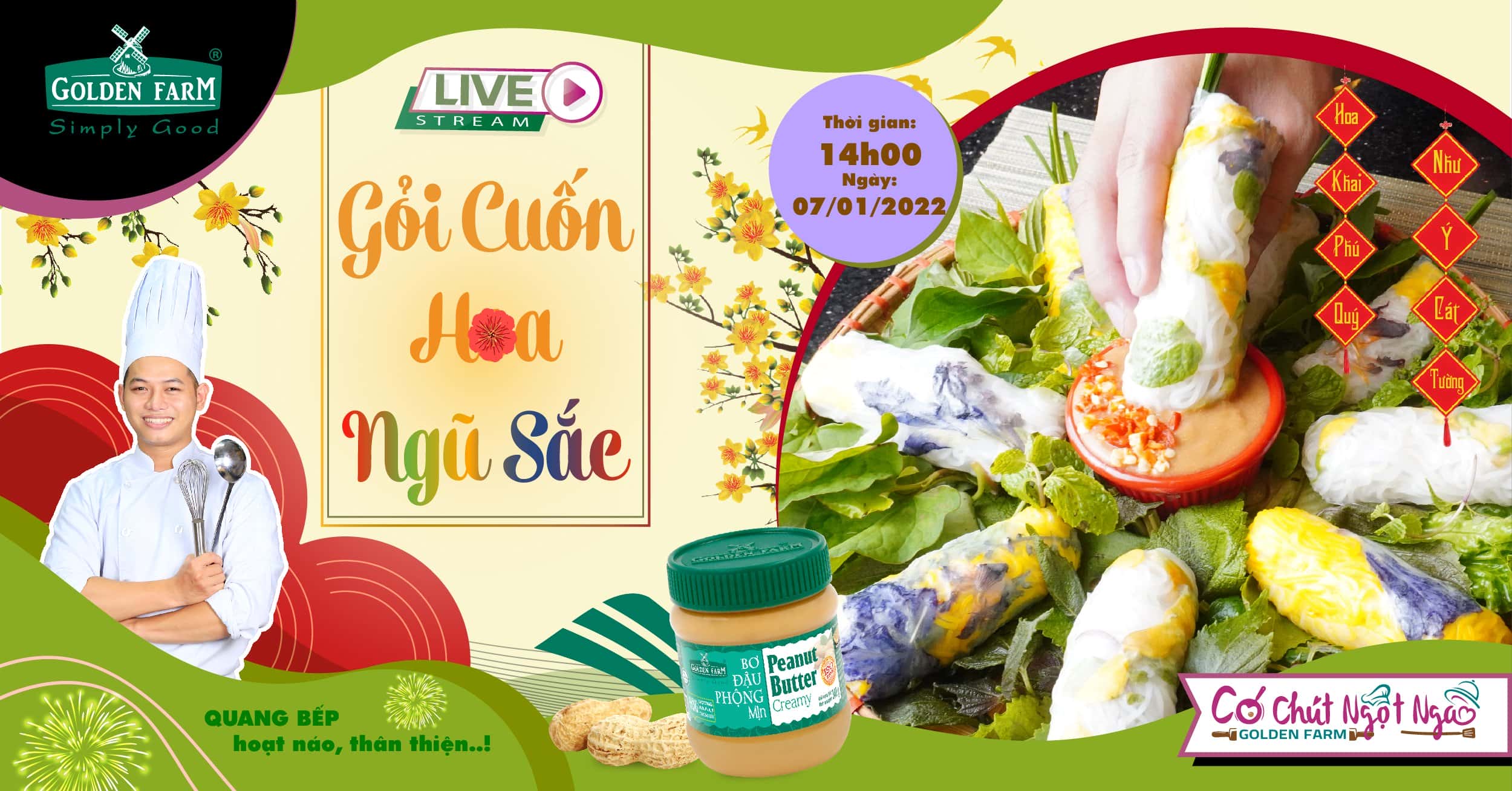 GỎI CUỐN HEALTHY NGŨ SẮC