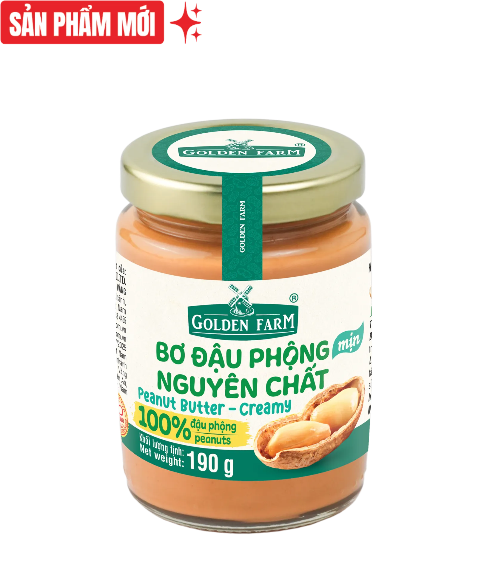 Bơ Đậu Phộng Nguyên Chất Mịn