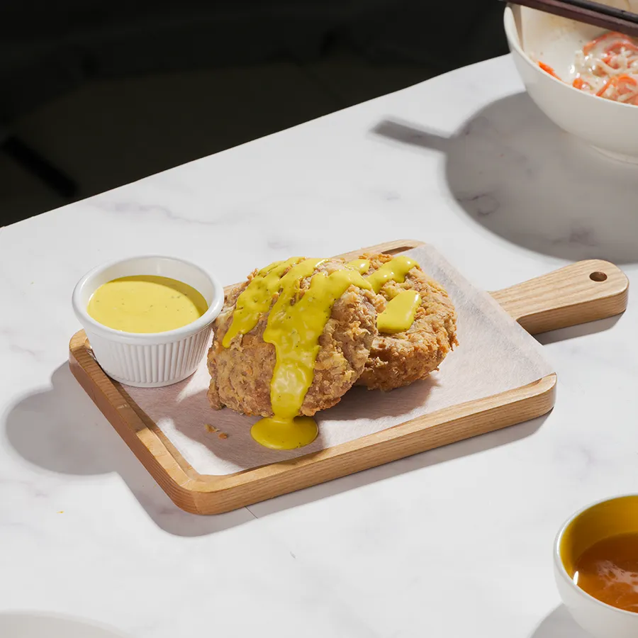 Gà Rán Chay Xốt Mù Tạt Mật Ong