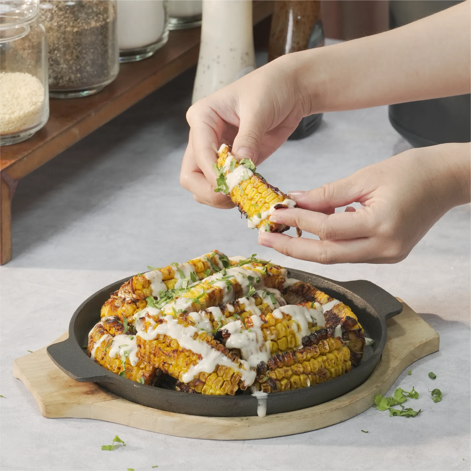 Bắp Nướng Kiểu Mexico