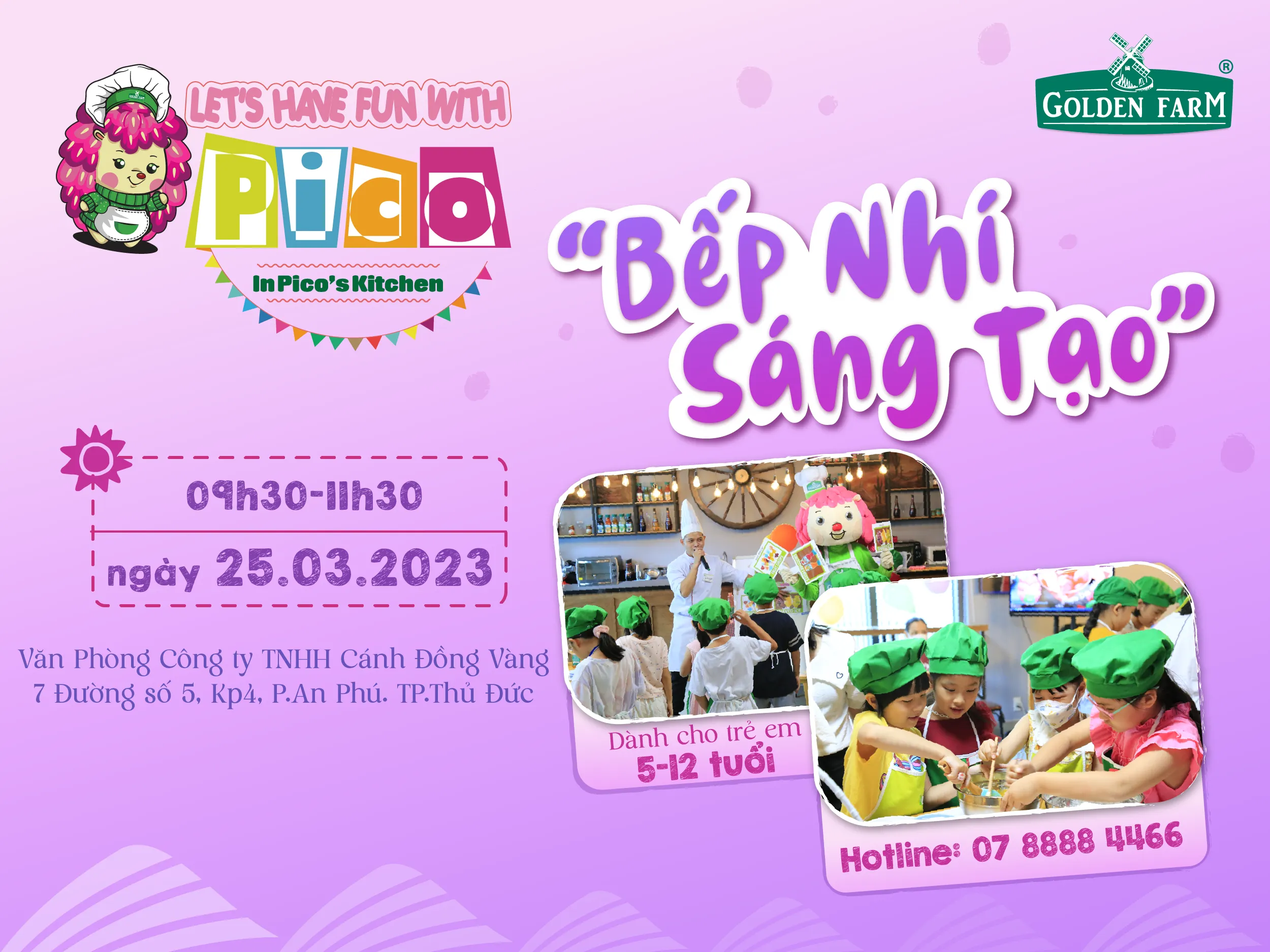 [PICO’S KITCHEN] Bếp Nhí Sáng Tạo