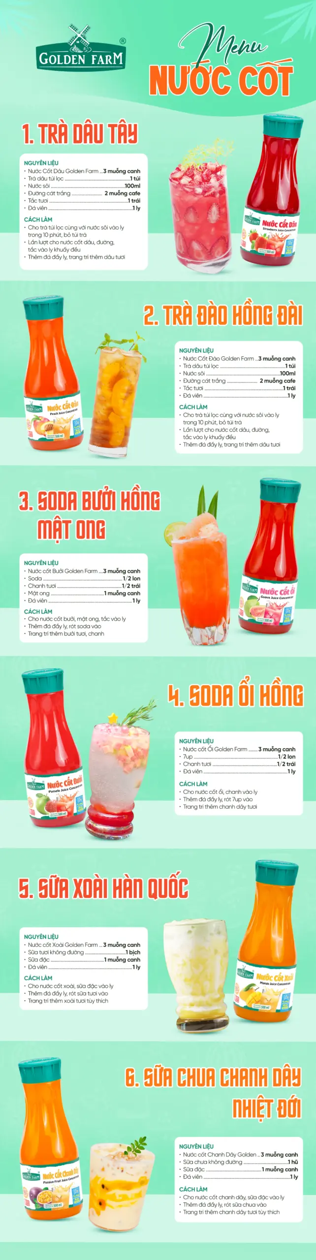 Menu nước cốt