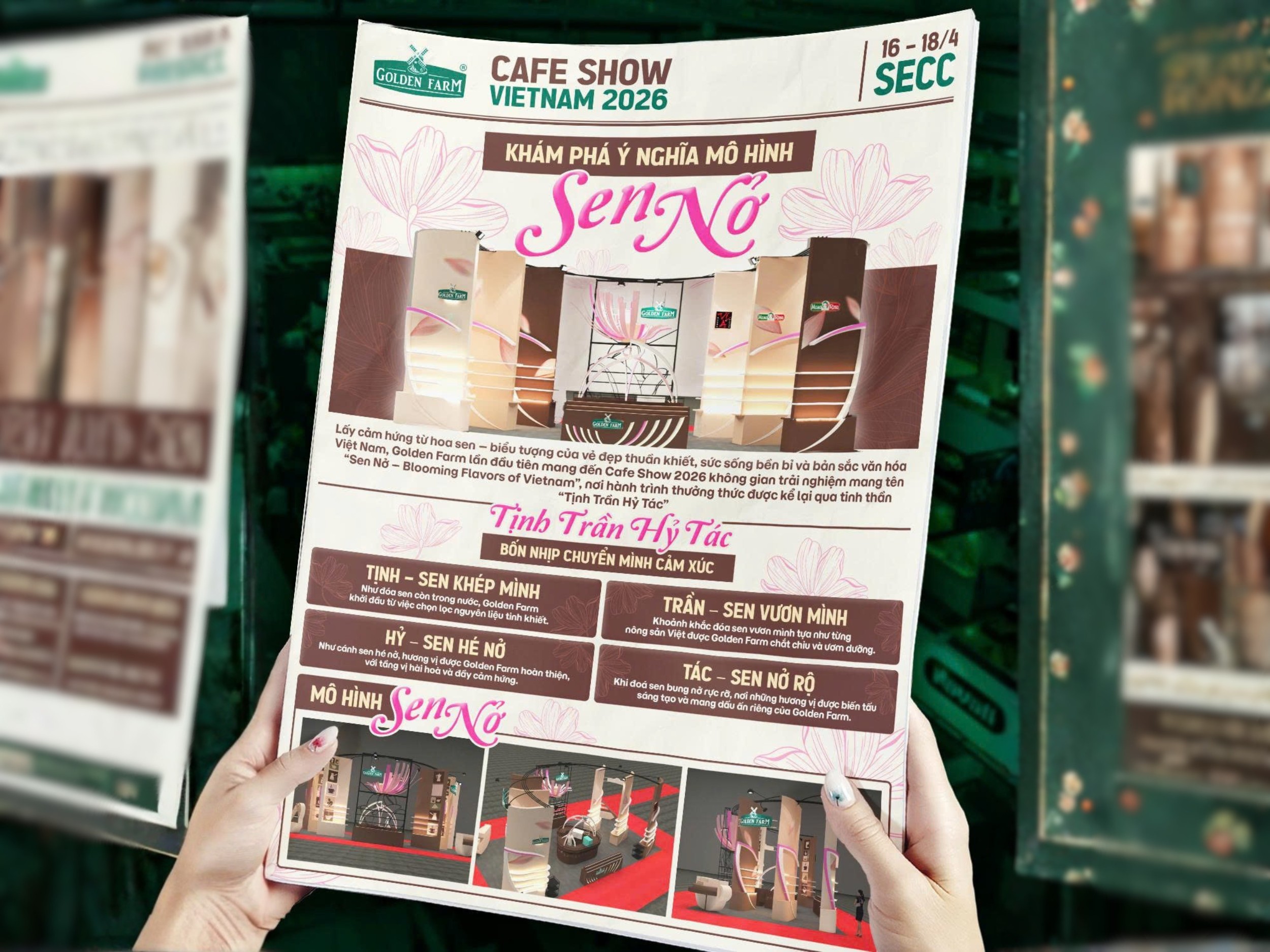 GOLDEN FARM VỚI MÔ HÌNH “SEN NỞ”, TÔN VINH TINH HOA NÔNG SẢN VIỆT